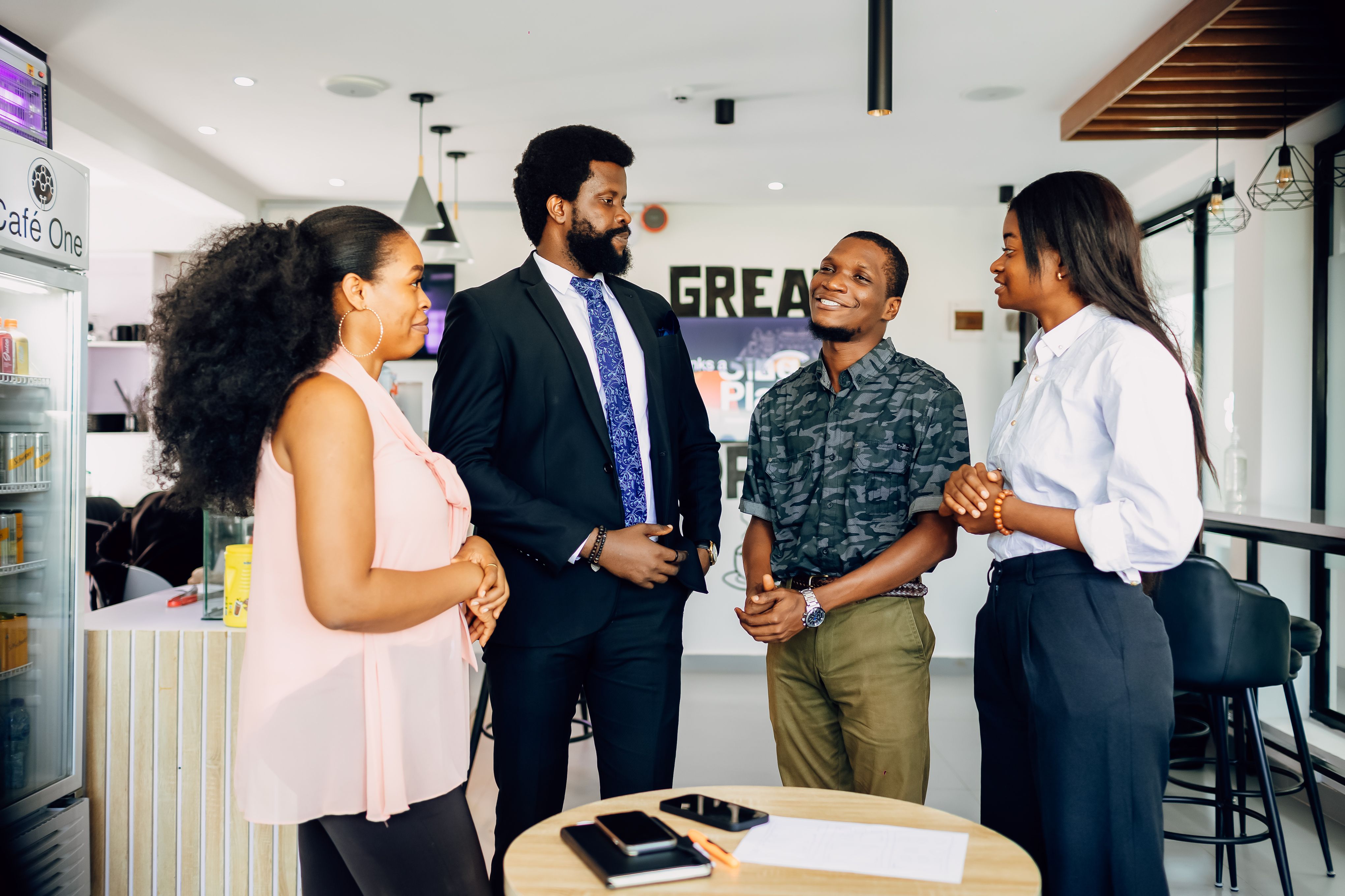 Sales and Business Team in Nairobi Office Setting